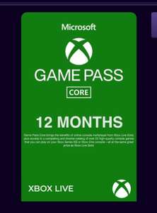 12 meses Game Pass CORE por 40,99 € (Xbox, PC, USAD EL CÓDIGO EASTERXGPC))