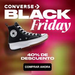 Black Friday: Hasta 40% de descuento en todo el sitio | Converse