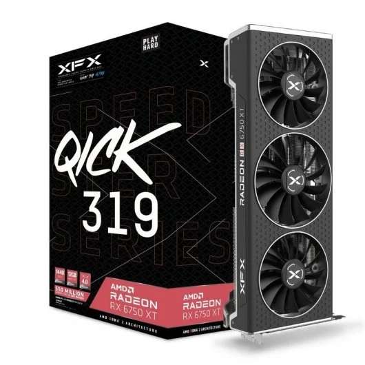 AMD Radeon RX 6750XT XFX Speedster QICK319 Ultra Gaming 12GB GDDR6