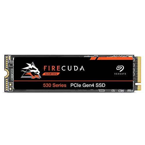 Seagate FireCuda 530 NVMe SSD, 1 TB, PCIe Gen4 ×4 NVMe 1.4, 7300 MB/s