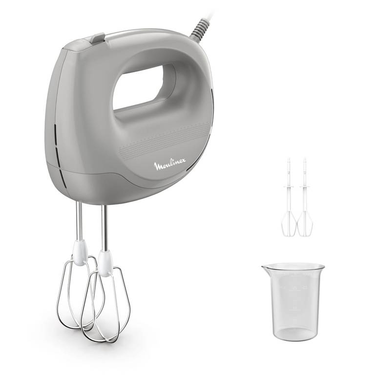 Moulinex Easy Max, Batidora amasadora, 300 W, Compacta, Mezclas homogéneas, Preparación rápidas de