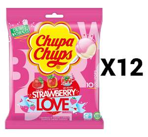 120 Chupa Chups Strawberry Love (ENVIO DESDE ESPAÑA)