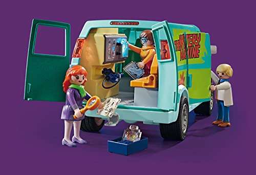 PLAYMOBIL Scooby-DOO 70286 La Máquina del Misterio con Efectos de Luz