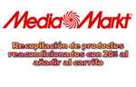 Recopilación de productos reacondicionados de mediamartk con 20% al añadir al carrito