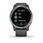 Garmin Vívoactive 4, Reloj con GPS, música, monitorización energía corporal, pulsioximetría, puntuación sueño notificaciones del smartphone