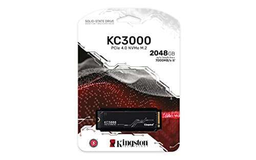 Kingston KC3000 PCIe 4.0 NVMe M.2 SSD 1TB (Y el de 2TB por 117€)