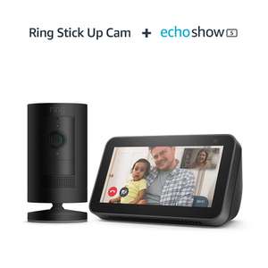 Ring Stick Up Cam Battery de Amazon + Echo Show 5 (2.ª generación, modelo de 2021)