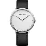 BERING 15739 Reloj de Cuarzo Unisex de 39 mm con Caja de Acero Inoxidable