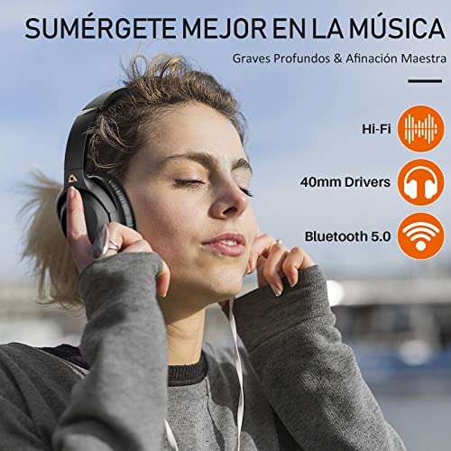 Ankbit E500Pro Auriculares Bluetooth Inalámbricos Diadema ANC, Cancelación  de Ruido Activa,90 Horas de Batería, Micrófono HD, Hi-Fi Sonido »  Chollometro