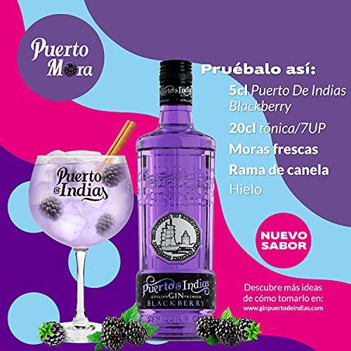 Puerto de Indias – Ginebra Exotica Premium – Exotic Premium Gin – 70 cl – 37.5º