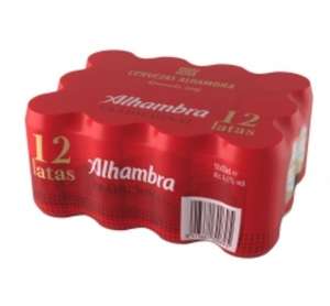 36 latas Cerveza Alhambra tradicional (3 packs de 12 latas de 33 cl) [5'32€/pack]