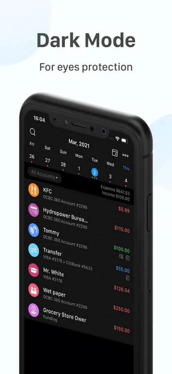 iOS App: BeeWallet - Account Tracker