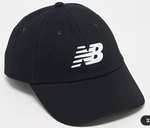 Gorra de béisbol negra con logo de New Balance