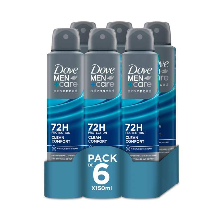 Imagen de 6 x Dove Men +Care Aerosol Para Ho
