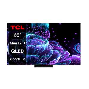 TV MiniLed - TCL 65C835, 65 pulgadas, 4K QLED, Google TV, Onkyo, HDR10+, Dolby Vision, Negro