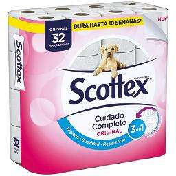 2 x Scottex papel higienico 32 rollos Alimerka - 2a unidad al 75%