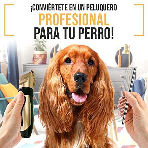 PetKing Premium Maquina Cortar Pelo Perros Maquina de Cortar Pelo para Perros 42% Descuento