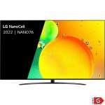 LG Televisor 86NANO766QA - Smart TV webOS22 86 pulgadas (217 cm) 4K Nanocell, Procesador Inteligente de Gran Potencia 4K a7 Gen 5 con IA