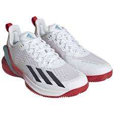 Zapatillas de tenis Adizero Cybersonic M clay - Blanco y rojo
