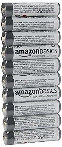 40 Pilas alcalinas AAA Amazon Basics