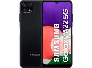 Móvil - Samsung Galaxy A22 5G, Negro, 64 GB, 4 GB RAM, 6.6" FHD+, MT6739, 5000 mAh, Android 11