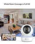 EZVIZ Cámara Vigilancia WiFi Interior 360º, Camara Vigilancia Bebe 1080P, Visión Nocturna, Audio Bidireccional, Detección de Movimiento