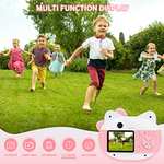 Cámaras de Fotos Digitales para Niños de 3 a 12 Años, 4K 2.0" HD IPS Pantalla de Protección Ocular 1080p Vídeo Cámara Infantil con Fíltro,,,
