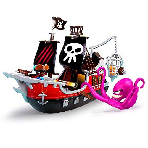 Barco pirata ataque al Kraken pinypon