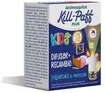 KILL-PAFF KIDS |Insecticida Eléctrico |Antimosquitos |Con Luz |Sin Olor|45 Noches de Protección |1 Dif + 1 Rec