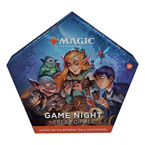 Juego de Cartas Magic The Gathering Game Night: Free-for-All 2022, Fantasy Card Game