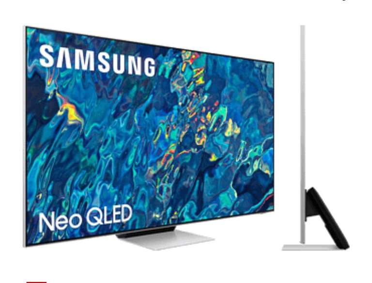 TV QLED 55" - Samsung QE55QN95BATXXC, Neo QLED 4K, Procesador Neural 4K con IA, Smart TV, Plata
