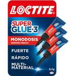 Loctite Super Glue-3 Original Mini Trio, pegamento universal con triple resistencia, adhesivo transparente, 3x1 g