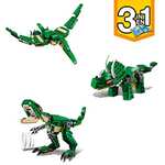 LEGO Creator 3en1 Grandes Dinosaurios, Pterodáctilo, Triceratops y T-Rex