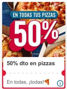 Dominos Pizza :: 50% descuento en todas las pizzas