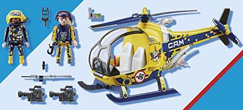 PLAYMOBIL - Stuntshow, Air Stuntshow Helicóptero Rodaje de película