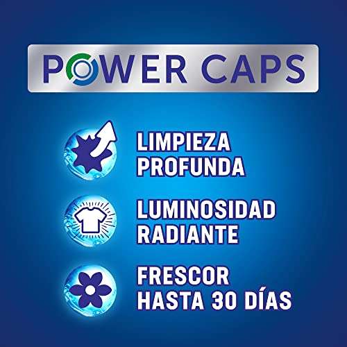 Wipp Express Power Caps Detergente en Cápsulas para Lavadora, Pack de 5, Total 165 Dosis (0.21€ cada cápsula)