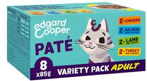 Edgard & Cooper Comida húmeda para gatos adultos Edgard & Cooper Variety Pack 8 x 85g