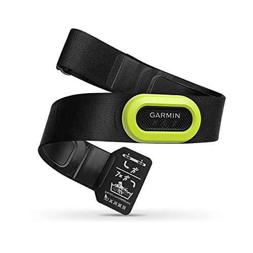 Garmin HRM-Pro, Monitor de frecuencia cardíaca Premium, ANT+ y Bluetooth, Color Lima, Talla única