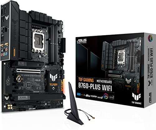 Asus TUF Gaming B760-Plus WIFI - Placa base ATX, socket Intel 1700, para RAM DDR5