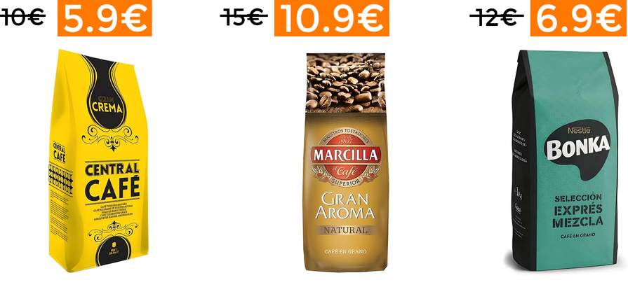 Cafe en grano VARIAS PRIMERAS MARCAS de 4,95€ a 6.95€ el kilo » Chollometro