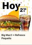 Oferta flash - Big Mac + Refresco por solo 2,90€