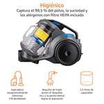 Amazon Basics – Aspirador multiciclónico, filtración de alta eficiencia, para suelos duros y alfombras, filtro HEPA, 700 W, 2,5 l (UE)