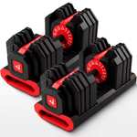 RELAXTY Mancuerna Ajustable 24 kg 15 en 1