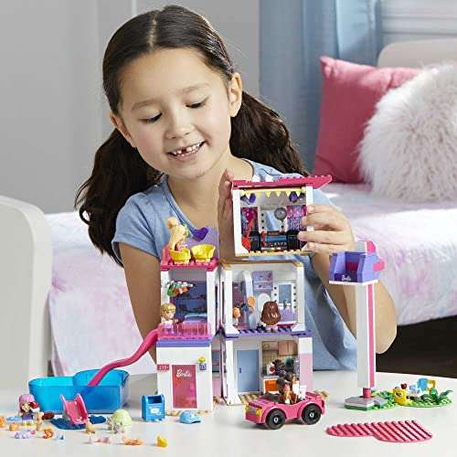 MEGA Construx Barbie Color Reveal Dreamhouse Casa con bloques de construcción con 8 habitaciones modulares (También En ECI)