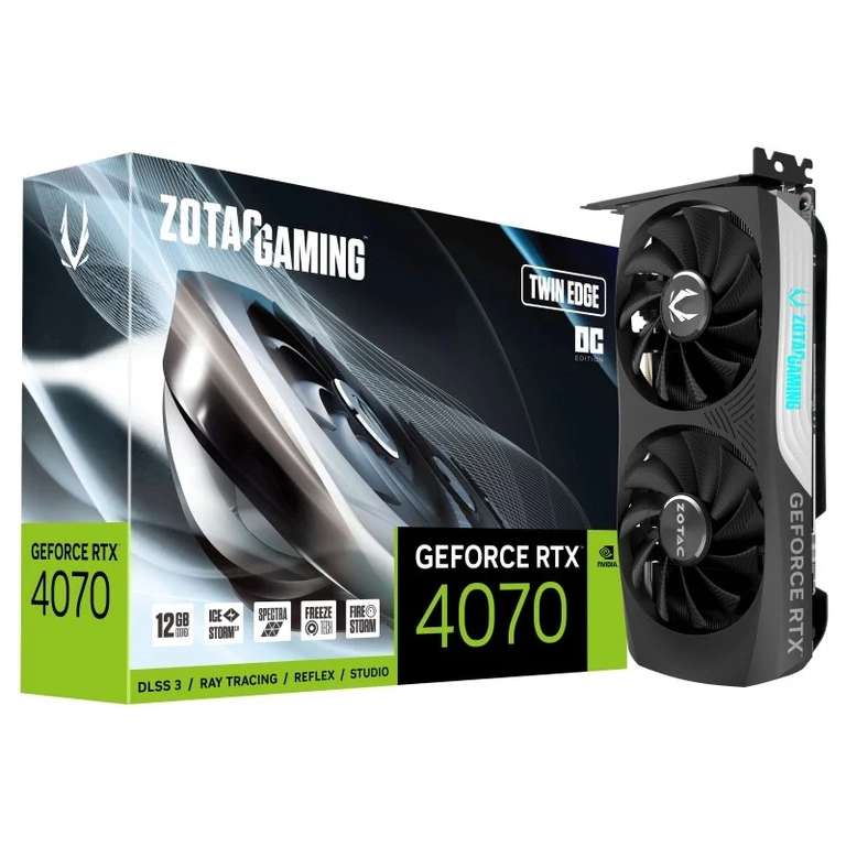 Zotac Gaming GeForce RTX 4070 Twin Edge OC 12GB GDDR6X DLSS3
