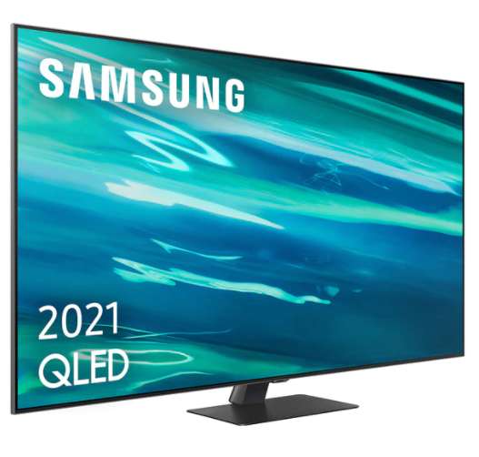TV QLED 65" Samsung QE65Q80A con Procesador QLED 4K con Inteligencia Artificial, Smart TV