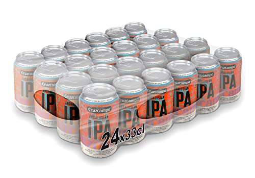 Cruzcampo Andalucian IPA Cerveza IPA Pack Lata, 24 x 33cl