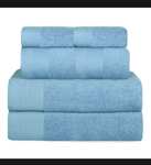 6 toallas (2 baño + 2 lavabo + 2 bide) 500gsm VARIOS COLORES