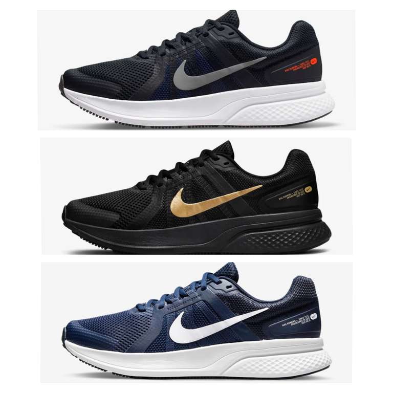 Nike Run Swift 2 Zapatillas de running para asfalto - Hombre. Tres colores:Negro/gris/Oro, Azul/Blanco, Negro/Plata +10%UniDays
