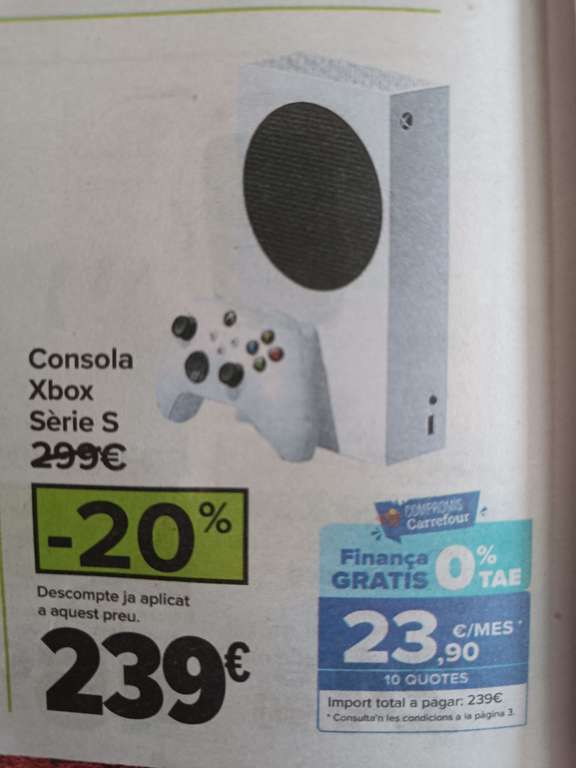 Consola Xbox Serie S - Carrefour